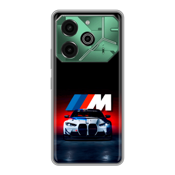 Силиконовый чехол на Tecno Pova 6 Pro 5G с принтом БМВ BMW