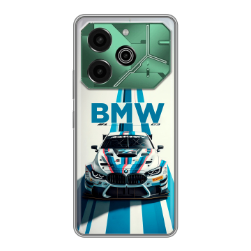 Силиконовый чехол на Tecno Pova 6 Pro 5G с принтом БМВ BMW