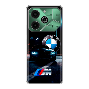 Силиконовый чехол на Tecno Pova 6 Pro 5G с принтом БМВ BMW