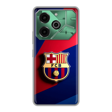 Силиконовый чехол на Tecno Pova 6 Pro 5G с принтом Барселона Barcelona Силиконовый чехол на Tecno Pova 6 Pro 5G с принтом Барселона Barcelona