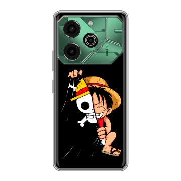 Силиконовый чехол на Tecno Pova 6 Pro 5G с принтом One Piece Ван Пис