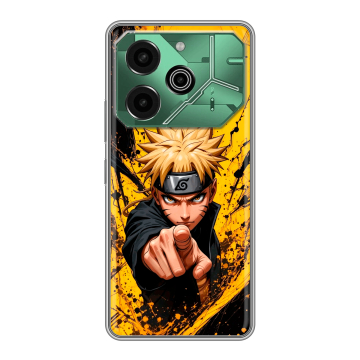 Силиконовый чехол на Tecno Pova 6 Pro 5G с принтом Naruto Наруто Силиконовый чехол на Tecno Pova 6 Pro 5G с принтом Naruto Наруто