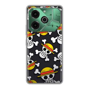 Силиконовый чехол на Tecno Pova 6 Pro 5G с принтом One Piece Ван Пис