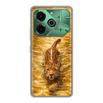 Силиконовый чехол на Tecno Pova 6 Pro 5G с принтом женский