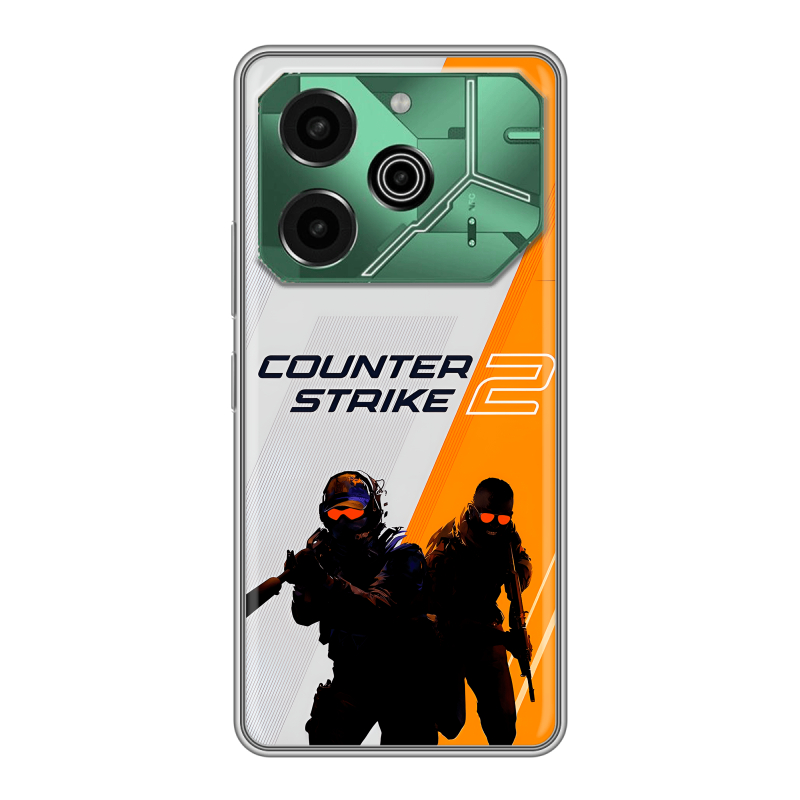 Силиконовый чехол на Tecno Pova 6 Pro 5G с принтом Counter Strike Силиконовый чехол на Tecno Pova 6 Pro 5G с принтом Counter Strike