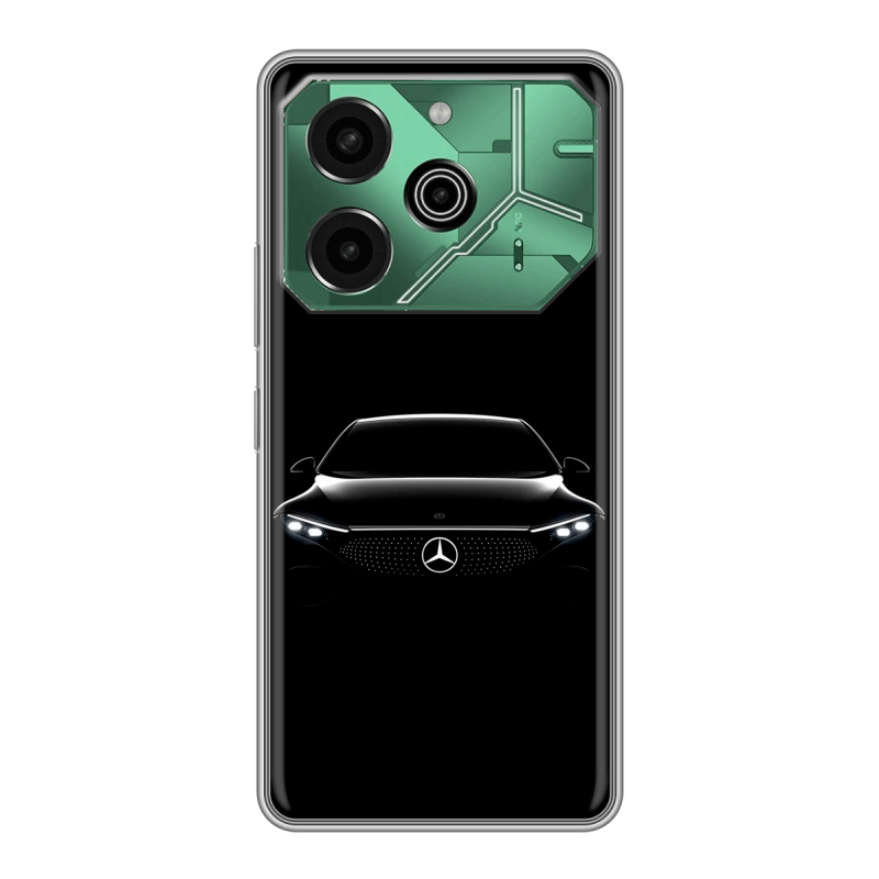 Силиконовый чехол на Tecno Pova 6 Pro 5G с принтом Mercedes Мерседес Силиконовый чехол на Tecno Pova 6 Pro 5G с принтом Mercedes Мерседес
