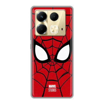 Силиконовый чехол на Infinix Note 40 4G с принтом человек паук spiderman Силиконовый чехол на Infinix Note 40 4G с принтом человек паук spiderman
