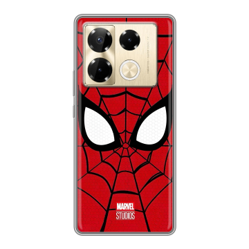 Силиконовый чехол на Infinix Note 40 Pro 4G с принтом человек паук spiderman Силиконовый чехол на Infinix Note 40 Pro 4G с принтом человек паук spiderman