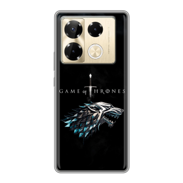Силиконовый чехол на Infinix Note 40 Pro 4G с принтом Игра Престолов Game Thrones