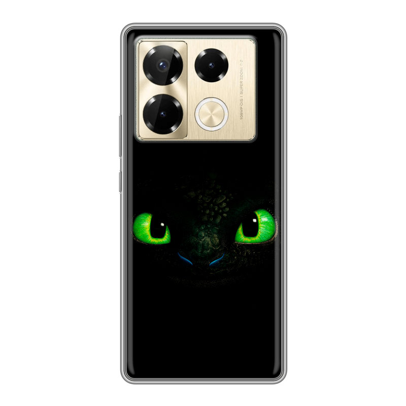 Силиконовый чехол на Infinix Note 40 Pro 4G с принтом Как приручить дракона Силиконовый чехол на Infinix Note 40 Pro 4G с принтом Как приручить дракона