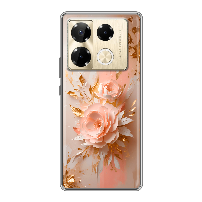 Силиконовый чехол на Infinix Note 40 Pro 4G с принтом женский Силиконовый чехол на Infinix Note 40 Pro 4G с принтом женский