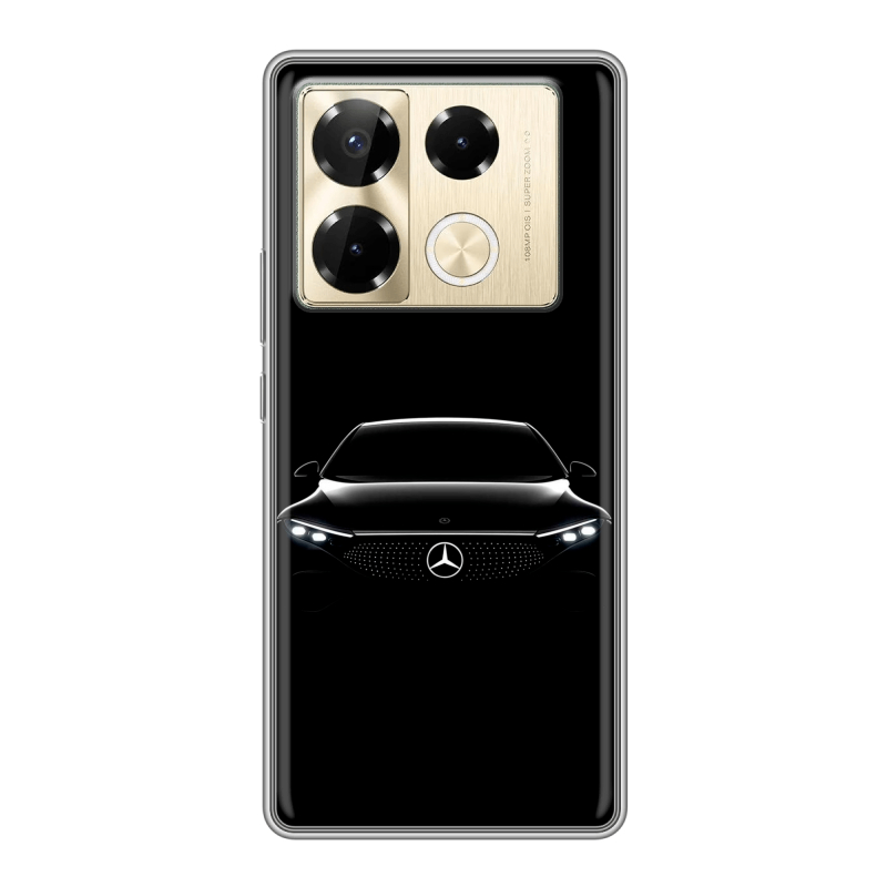 Силиконовый чехол на Infinix Note 40 Pro 4G с принтом Mercedes Мерседес Силиконовый чехол на Infinix Note 40 Pro 4G с принтом Mercedes Мерседес