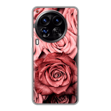 Силиконовый чехол на Tecno Camon 30 Premier 5G с принтом Цветы розы Силиконовый чехол на Tecno Camon 30 Premier 5G с принтом Цветы розы