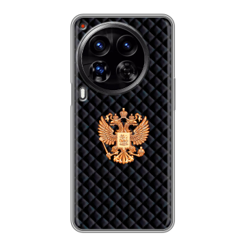 Силиконовый чехол на Tecno Camon 30 Premier 5G с принтом Герб России принт Силиконовый чехол на Tecno Camon 30 Premier 5G с принтом Герб России принт