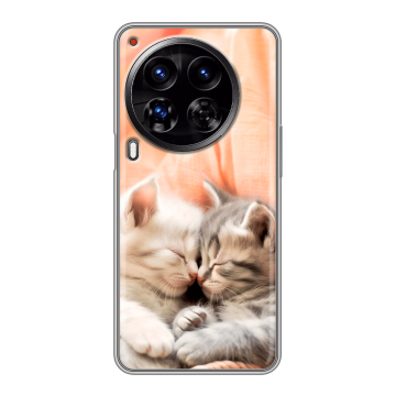 Силиконовый чехол на Tecno Camon 30 Premier 5G с принтом Котята