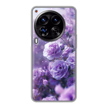 Силиконовый чехол на Tecno Camon 30 Premier 5G с принтом Розы цветы