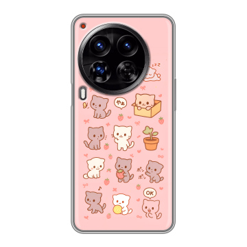 Силиконовый чехол на Tecno Camon 30 Premier 5G с принтом Hello Kitty Хелоу Кити