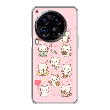 Силиконовый чехол на Tecno Camon 30 Premier 5G с принтом Hello Kitty Хелоу Кити