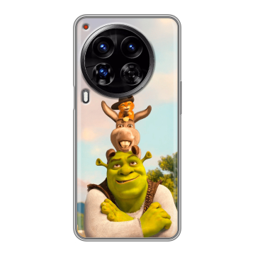 Силиконовый чехол на Tecno Camon 30 Premier 5G с принтом Шрек Shrek Силиконовый чехол на Tecno Camon 30 Premier 5G с принтом Шрек Shrek
