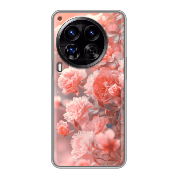 Силиконовый чехол на Tecno Camon 30 Premier 5G с принтом Розы цветы Силиконовый чехол на Tecno Camon 30 Premier 5G с принтом Розы цветы