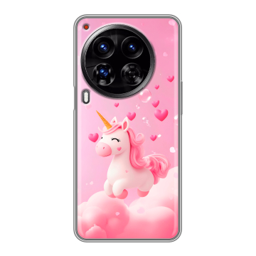 Силиконовый чехол на Tecno Camon 30 Premier 5G с принтом Единорог Силиконовый чехол на Tecno Camon 30 Premier 5G с принтом Единорог