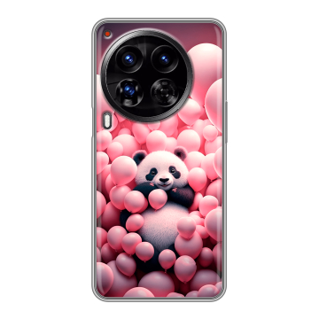 Силиконовый чехол на Tecno Camon 30 Premier 5G с принтом Панда