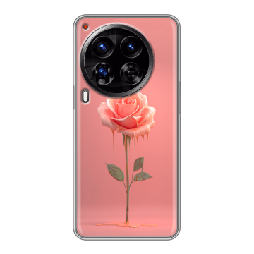 Силиконовый чехол на Tecno Camon 30 Premier 5G с принтом Розовая роза Силиконовый чехол на Tecno Camon 30 Premier 5G с принтом Розовая роза
