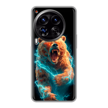 Силиконовый чехол на Tecno Camon 30 Premier 5G с принтом Медведь Силиконовый чехол на Tecno Camon 30 Premier 5G с принтом Медведь