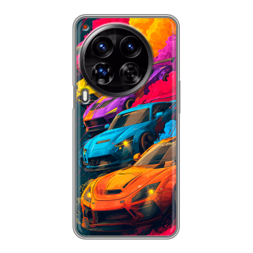 Силиконовый чехол на Tecno Camon 30 Premier 5G с принтом Тачки Силиконовый чехол на Tecno Camon 30 Premier 5G с принтом Тачки
