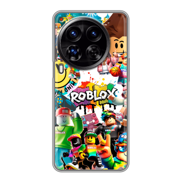 Силиконовый чехол на Tecno Camon 30 Premier 5G с принтом Roblox Роблокс