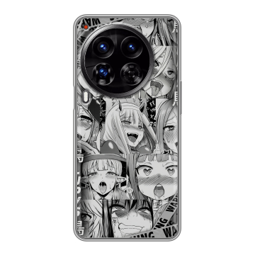 Силиконовый чехол на Tecno Camon 30 Premier 5G с принтом Ahegao Ахегао Аниме Силиконовый чехол на Tecno Camon 30 Premier 5G с принтом Ahegao Ахегао Аниме