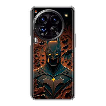 Силиконовый чехол на Tecno Camon 30 Premier 5G с принтом Batman Бэтмен Силиконовый чехол на Tecno Camon 30 Premier 5G с принтом Batman Бэтмен
