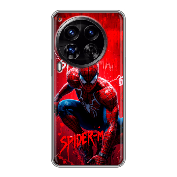 Силиконовый чехол на Tecno Camon 30 Premier 5G с принтом Spiderman Человек паук