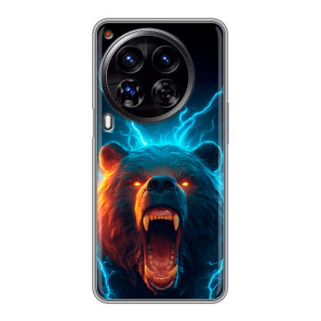 Силиконовый чехол на Tecno Camon 30 Premier 5G с принтом Медведь Силиконовый чехол на Tecno Camon 30 Premier 5G с принтом Медведь
