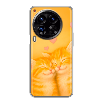 Силиконовый чехол на Tecno Camon 30 Premier 5G с принтом Милые котята