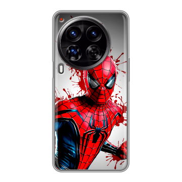 Силиконовый чехол на Tecno Camon 30 Premier 5G с принтом Spiderman Человек паук