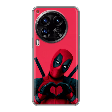 Силиконовый чехол на Tecno Camon 30 Premier 5G с принтом Дедпул Deadpool