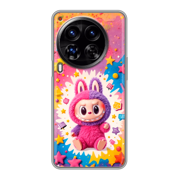 Силиконовый чехол на Tecno Camon 30 Premier 5G с принтом Labubu Лабубу Силиконовый чехол на Tecno Camon 30 Premier 5G с принтом Labubu Лабубу