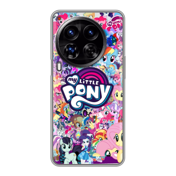 Силиконовый чехол на Tecno Camon 30 Premier 5G с принтом My little pony Дружба чудо Силиконовый чехол на Tecno Camon 30 Premier 5G с принтом My little pony Дружба чудо