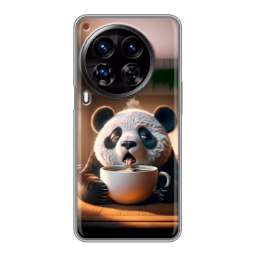 Силиконовый чехол на Tecno Camon 30 Premier 5G с принтом смешная панда