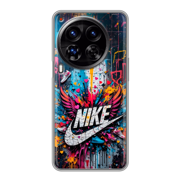 Силиконовый чехол на Tecno Camon 30 Premier 5G с принтом Nike Найк