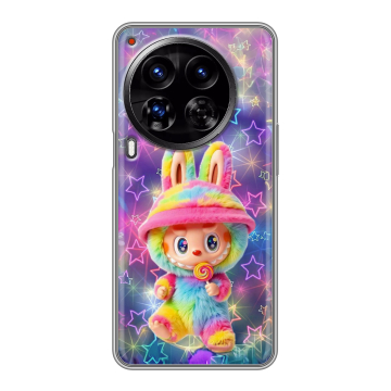 Силиконовый чехол на Tecno Camon 30 Premier 5G с принтом Labubu Лабубу Силиконовый чехол на Tecno Camon 30 Premier 5G с принтом Labubu Лабубу