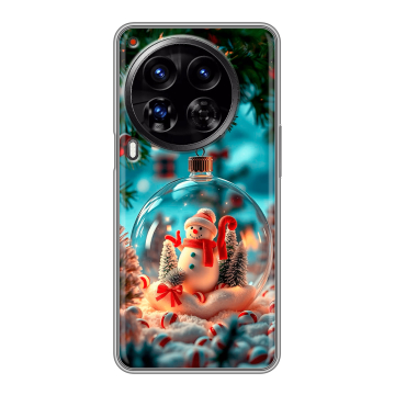 Силиконовый чехол на Tecno Camon 30 Premier 5G с принтом Новый год Силиконовый чехол на Tecno Camon 30 Premier 5G с принтом Новый год