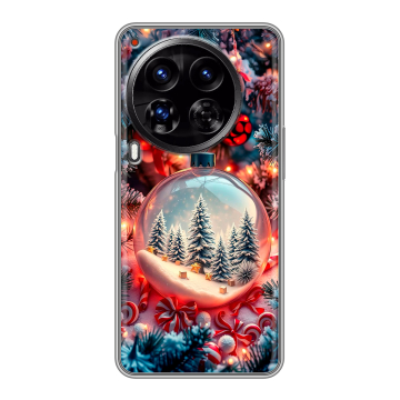 Силиконовый чехол на Tecno Camon 30 Premier 5G с принтом Новый год Силиконовый чехол на Tecno Camon 30 Premier 5G с принтом Новый год