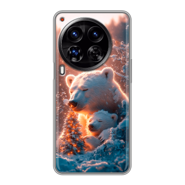 Силиконовый чехол на Tecno Camon 30 Premier 5G с принтом Новый год Силиконовый чехол на Tecno Camon 30 Premier 5G с принтом Новый год
