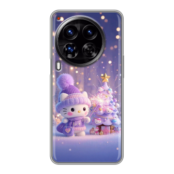 Силиконовый чехол на Tecno Camon 30 Premier 5G с принтом Новый год Силиконовый чехол на Tecno Camon 30 Premier 5G с принтом Новый год