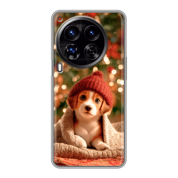 Силиконовый чехол на Tecno Camon 30 Premier 5G с принтом Новый год Силиконовый чехол на Tecno Camon 30 Premier 5G с принтом Новый год