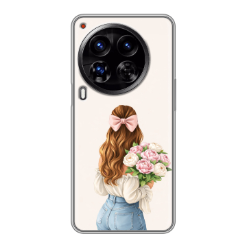 Силиконовый чехол на Tecno Camon 30 Premier 5G с принтом женский