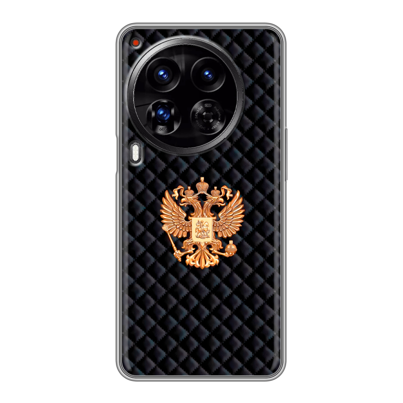 Силиконовый чехол на Tecno Camon 30 Premier 5G с принтом Герб России принт Силиконовый чехол на Tecno Camon 30 Premier 5G с принтом Герб России принт