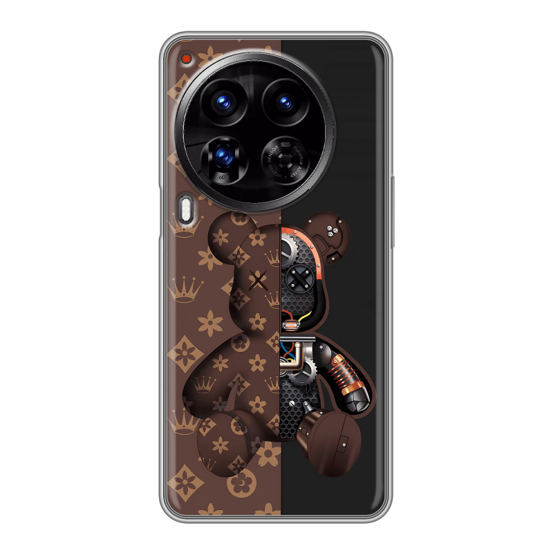 Силиконовый чехол на Tecno Camon 30 Premier 5G с принтом Луи робот Силиконовый чехол на Tecno Camon 30 Premier 5G с принтом Луи робот
